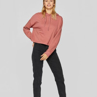 stradivarius 06503230148 女士短版连帽卫衣