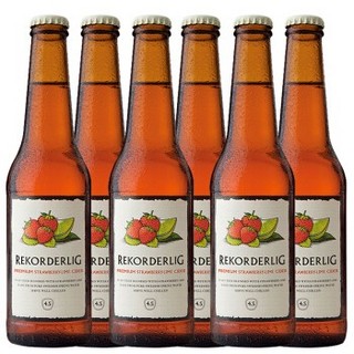 REKORDERLIG 瑞可德林 Cider 西打酒 草莓味 330ml*6瓶 整箱