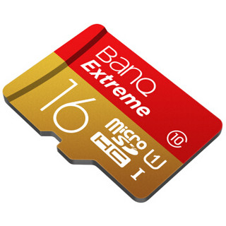 喜宾（banq）16GB TF（MicroSD）存储卡 U1 C10 A1 高速专业版 读速98MB/s 行车记录仪监控手机内存卡