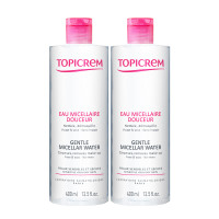 双11预售：TOPICREM 免洗舒敏保湿卸妆水 400ml*2瓶 +卸妆水100ml