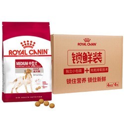 ROYAL CANIN 皇家狗粮 M25中型犬成犬狗粮 12月龄以上 4kg*4