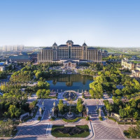双11预售：5万平温泉中心！天津东丽湖恒大酒店2晚+2大1小自助早+温泉套票