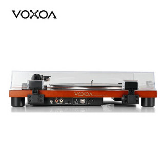 VOXOA/锋梭 T70 LP黑胶唱片机 HIFI发烧音质留声机 原装铁三角唱针 棕色