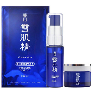 KOSE 雪肌精 SEKKISEI美白蕴皙大礼包(美白修护精华液20ml+凝露6g+蕴皙精华面膜24ml)