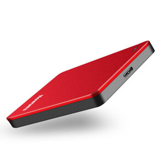 Newsmy 纽曼 500GB 移动硬盘 清风金属系列 USB3.0 2.5英寸 东方红