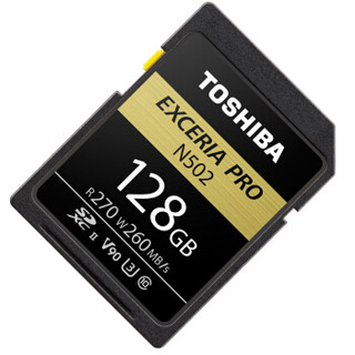 TOSHIBA 东芝 N502 SD卡 (128GB、260MB/s)