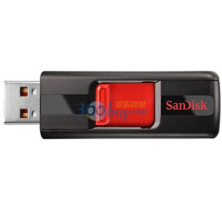  SanDisk 闪迪 酷炫 CZ36 U盘 黑红 4GB