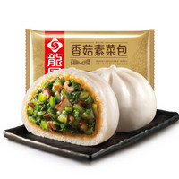 龙凤食品 香菇素菜包 420g （12只） *42件
