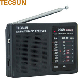 TECSUN 德生 R202T 收音机 (黑色)