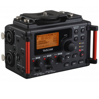 TASCAM DR-60DMKII 单反相机微电影4轨录音工作站  内置混音器的PCM录音机  适合DSLR短片拍摄录音