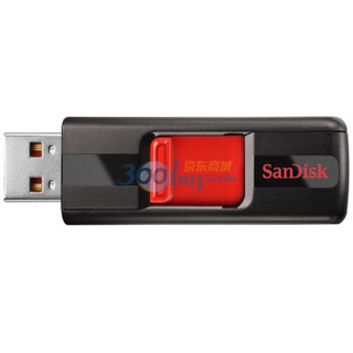  SanDisk 闪迪 酷炫 CZ36 U盘 黑红 64GB