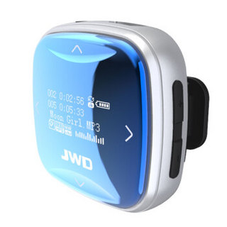 京华（JWD）JWM-101 8G MP3播放器迷你可爱学生运动跑步随身听 蓝色