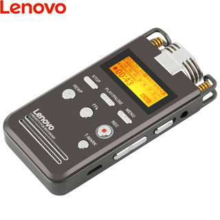 lenovo/联想 录音笔 专业HIFI播放 远距降噪微型PCM线性高清录音 会议学习商务采访B750 8G灰色