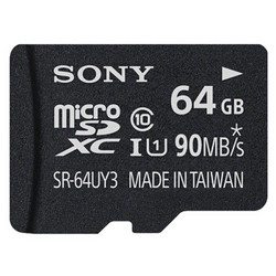 SONY 索尼 SR-64UY3 MicroSDXC TF存储卡 64GB