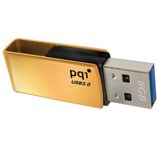  pqi 劲永 U822V USB3.0 U盘 金色 8GB