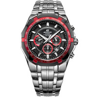 CASIO 卡西欧 EDIFICE系列 EF-540D-1A4 时尚红加黑男表