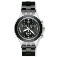 SWATCH 斯沃琪 纯尚三眼计时系列 SVCK4035AG 男士石英腕表