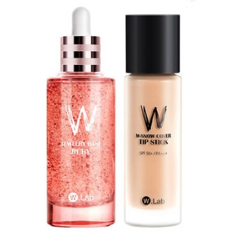 双11预售：W.LAB 闪耀妆前精华 55ml +粉底液40ml