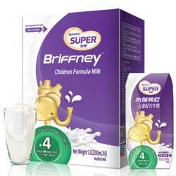 briffney 布瑞弗尼 儿童配方牛奶 200mL*6盒 