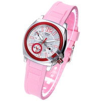 CASIO 卡西欧 经典指针系列 LTP-1320B-4A 三眼粉盘石英女表
