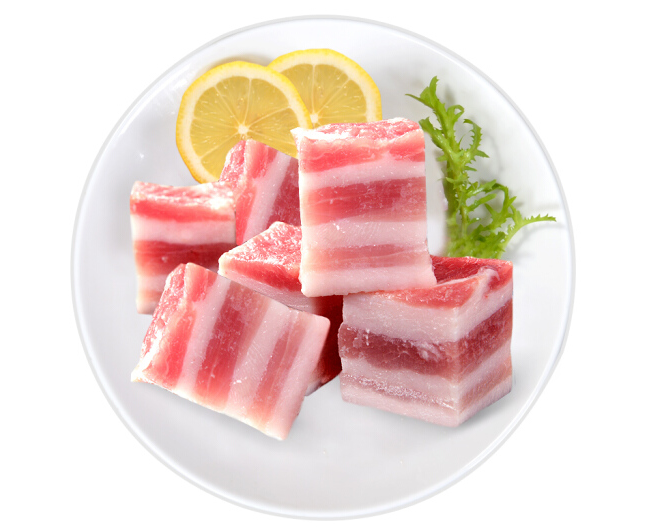 plus会员jl金锣去皮猪五花肉块500g