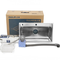 历史低价：OULIN 欧琳 OLJD616水槽+龙头套餐
