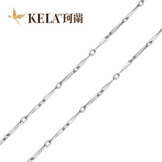 KELA.CN 珂兰钻石 3.2g铂金项链41cm (银色)