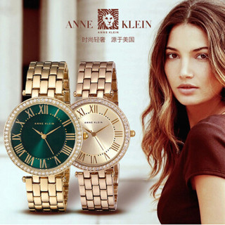 ANNE KLEIN 安妮·克莱因 AK-2230CHGB 女士石英腕表