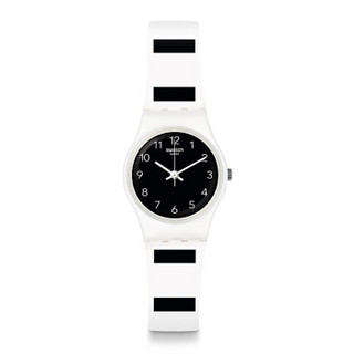 SWATCH 斯沃琪 WORLDHOOD系列 LW161 斑马线条 石英女表