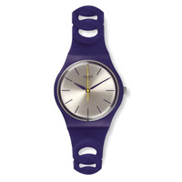 swatch 斯沃琪 俪媛淑女系列 GV127 紫色风铃 女士石英腕表