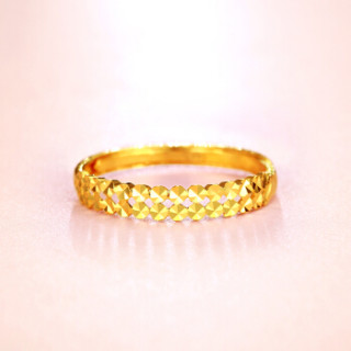 珂兰 黄金戒指 足金女款活口戒指 约2-2.3g klrw025851
