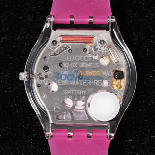 swatch 斯沃琪 超薄优雅系列 SFK362 蝉翼桃 女士石英腕表