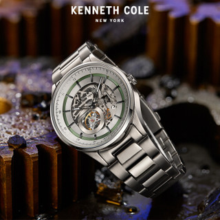 凯尼斯克尔(Kenneth Cole)手表商务休闲男表机械表镂空防水男士手表KC15100001