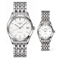 LONGINES 浪琴 雅致系列 L4.898.4.12.6/L4.398.4.12.6 机械情侣对表