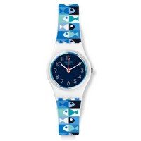 SWATCH 斯沃琪 原创淑女系列 LW144 游鱼畅想 女士石英腕表