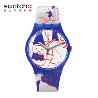 swatch 斯沃琪 SUOZ217 和平饭店艺术中心特别款 女士石英腕表