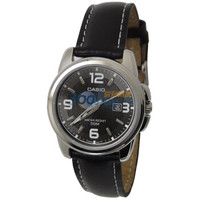 CASIO 卡西欧 经典指针系列 LTP-1314L-8A 女士石英表 黑盘皮带