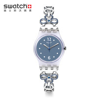 swatch 斯沃琪 狂欢夜系列 LK373G 淑女蝴蝶结 女士石英腕表