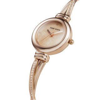 ANNE KLEIN AK-3124PMRG 复古贝母石英女表