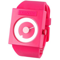 Levi's 李维斯 LTH0705 桃红色方形表盘腕表