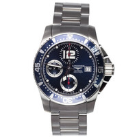LONGINES/浪琴 康卡斯潜水系列 L3.644.4.96.6 自动机械计时 男士潜水表