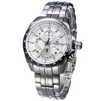 CASIO 卡西欧 EDIFICE系列 EFR-513D-7A 钢带指针三眼石英男表