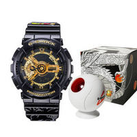 CASIO 卡西欧 G-SHOCK × 七龙珠联乘系列-神龙版 GA-110GB-1APRDB 男士运动石英表 防水防震