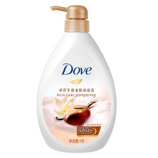 Dove 多芬 乳木果+香草 双套组沐浴露 (1L+补充装400ml)*2