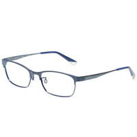 CHARMANT 夏蒙 CH19928DBL 蓝色全框近视眼镜架 +依视路精视非球面1.60钻晶A3镜片