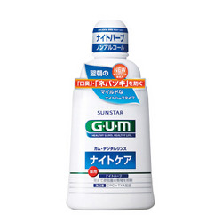 全仕康 GUM 齿科用牙周夜间护理漱口水（柔和薄荷）450ml(日本原装进口) *6件