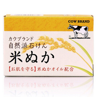 Cow 牛牌 石硷自然派洁面皂（米糠）100g*2块装