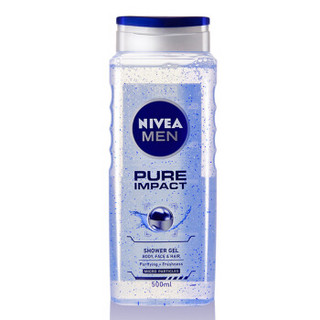 NIVEA 妮维雅 男士清爽净肤沐浴露 500ml