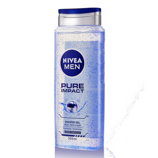 NIVEA 妮维雅 男士清爽净肤沐浴露 500ml