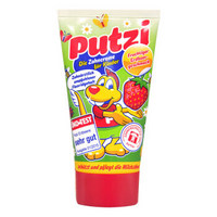 Putzi 璞慈 宝儿滋(Putzi) 儿童宝宝牙膏(1-7岁) 50g 草莓味 低泡防蛀固齿 原装进口